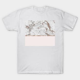 Gleaming rose gold blush T-Shirt